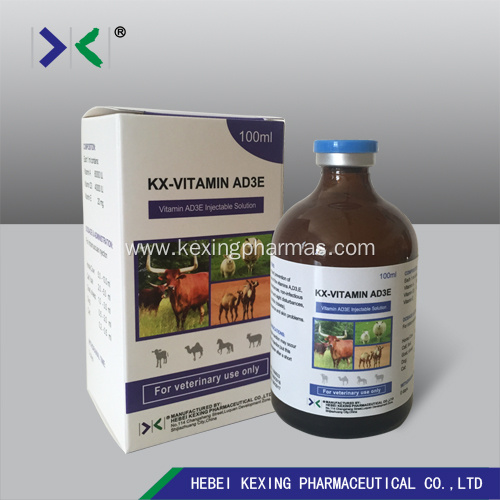 Vitamin AD3E Injection Cattle